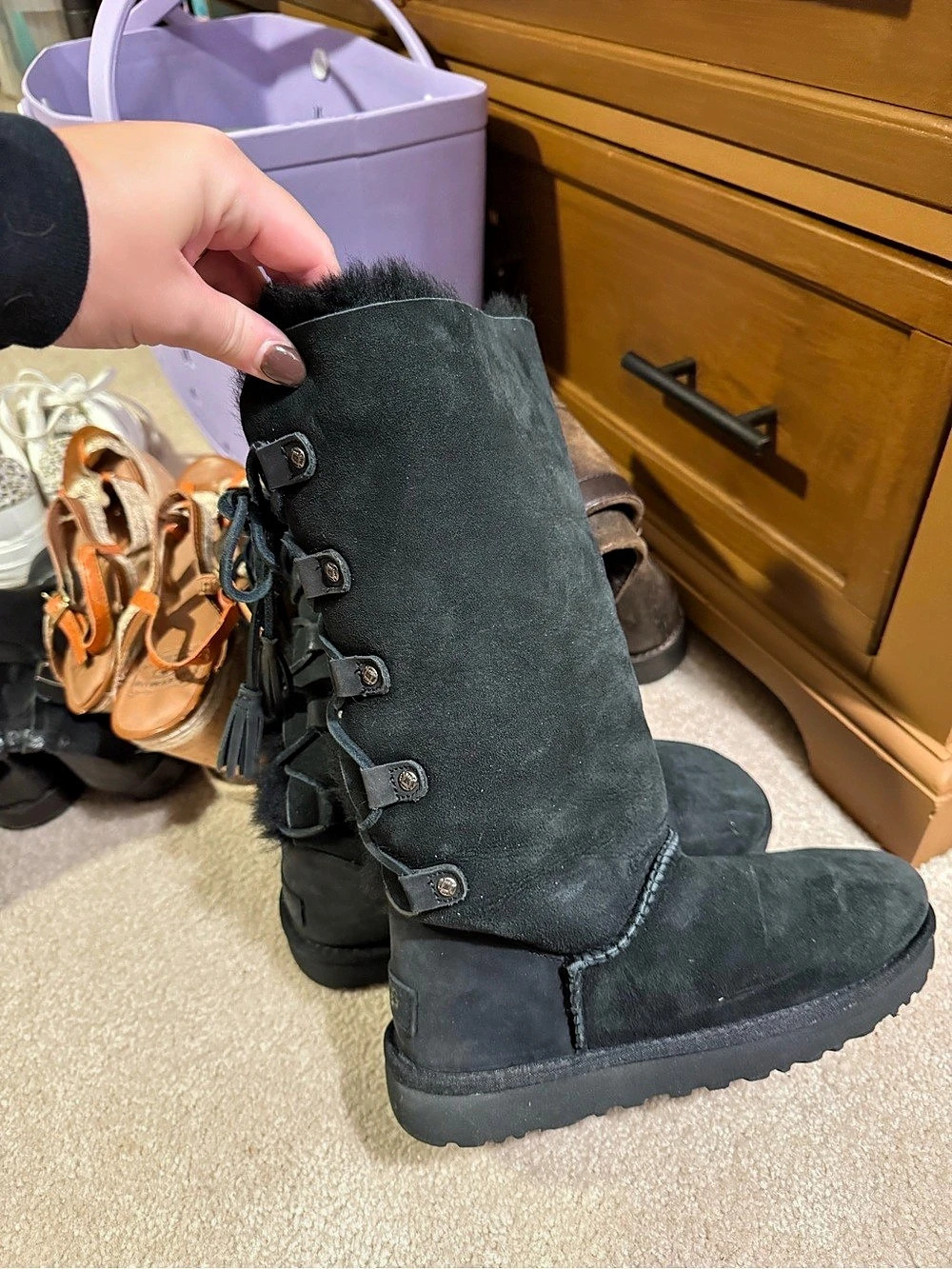 UGG Kristabelle Women's Black Winter Boots